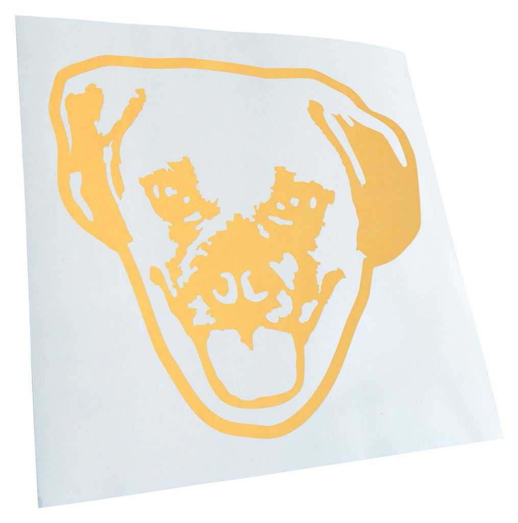 Kiwistar - Autoaufkleber - Puggle Hund - Creme - 30x27cm - Aufkleber für Auto, Laptop, Fahrrad, LKW, Motorrad Mehrfarbig JDM Decal Racing