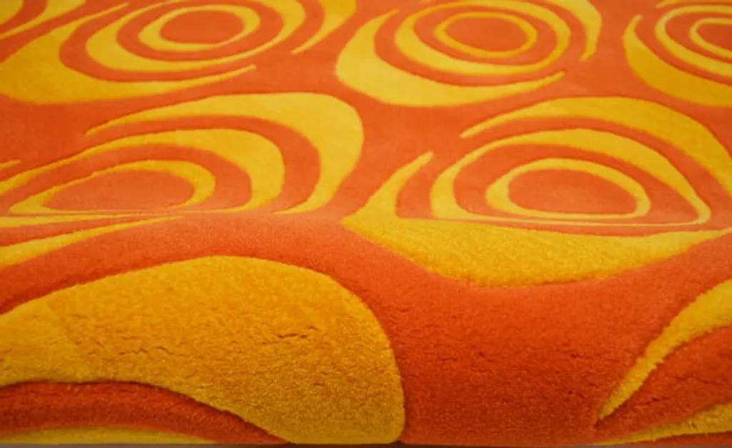 Tapis Design Pluto 1013-05 Jaune en Fibres Robustes de 200x300 cm - 5