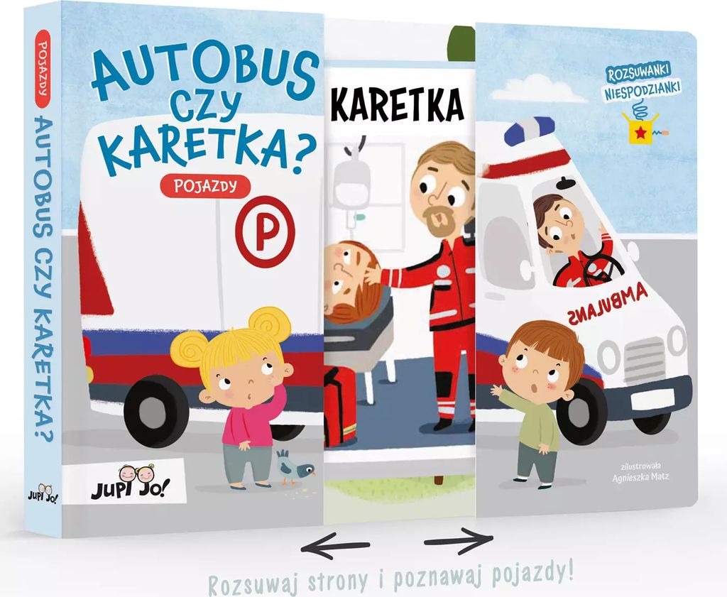 Rozsuwanki-Niespodzianki. Autobus Czy Karetka?