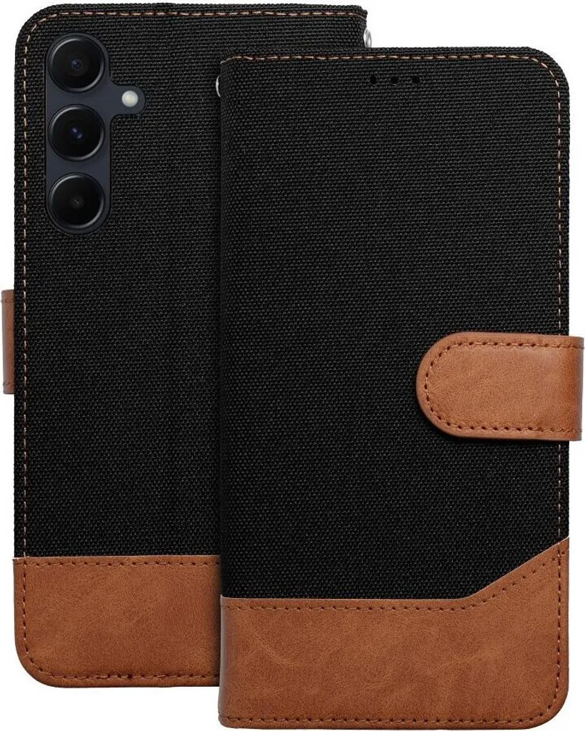 Custodia Antiurto Samsung A56 5G Jeans Book Nero | Massima Sicurezza