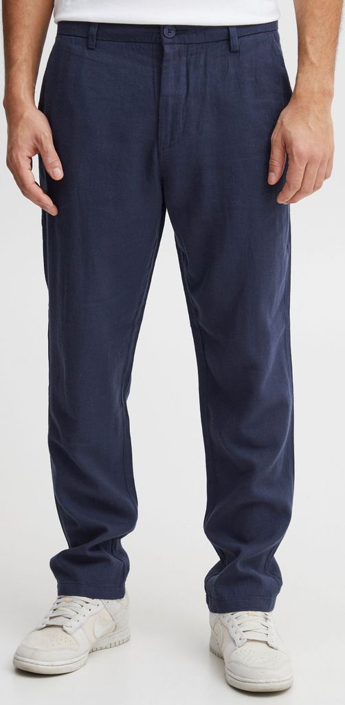 !Solid SDAllan Herren Leinenhose Chino Hose Stoffhose Leinen Mix Liam Regular Fit