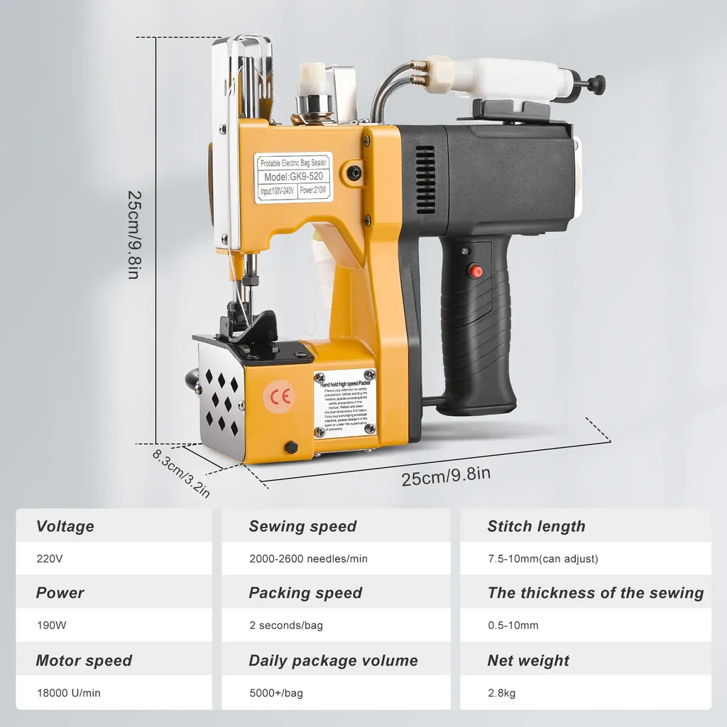 Machine à fermer les sachets pour conditionnement rapide et précis