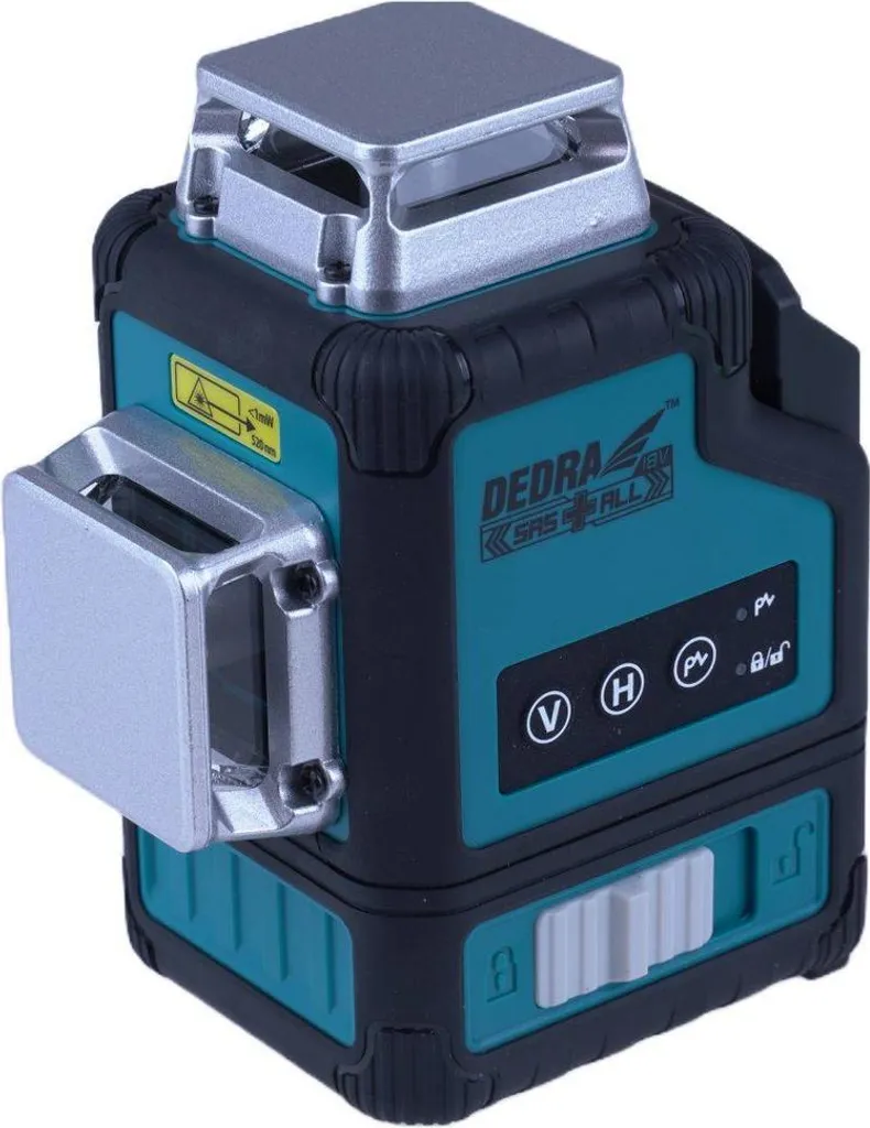 Niveau Laser de Chantier 3D Vert Ded6910 pour Alignement Horizontal 360°