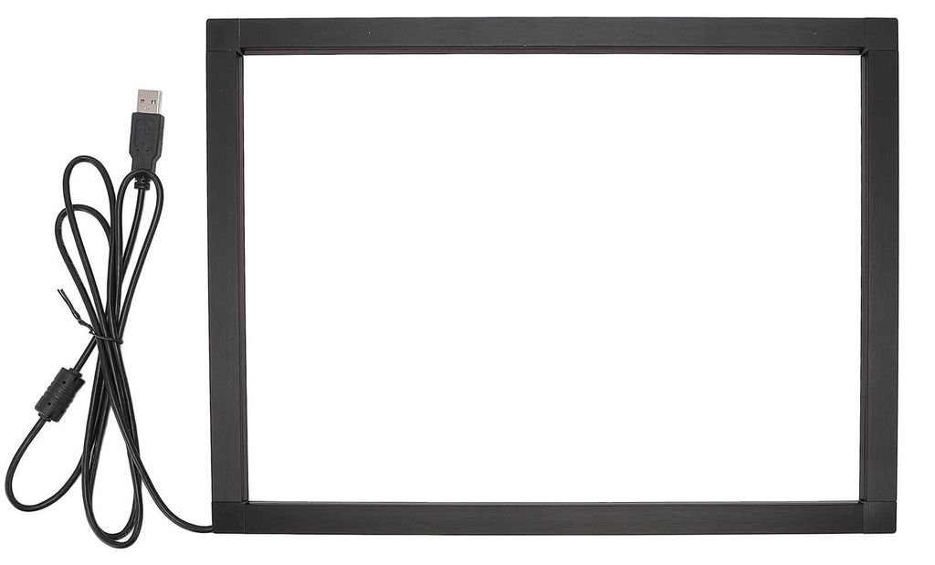 Infrarot-Touch-Rahmen, USB-Schnittstelle, Plug-and-Play, interaktives IR-Bildschirm-Overlay für Whiteboards, Digital Signage-Kioske, 32 Zoll
