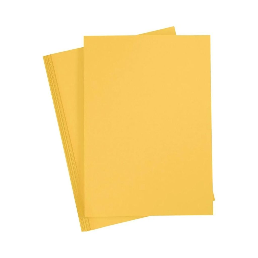 Bastelkarton A4 Gelb 180 g/m², Karton zum Basteln, Malen & Produktbild 