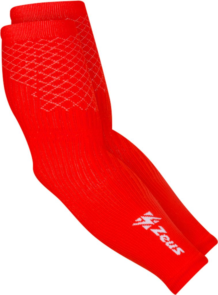 Einheitsgröße ARANCIO|Zeus Kompression Armsleeves Strick Ellbogenbandage orange