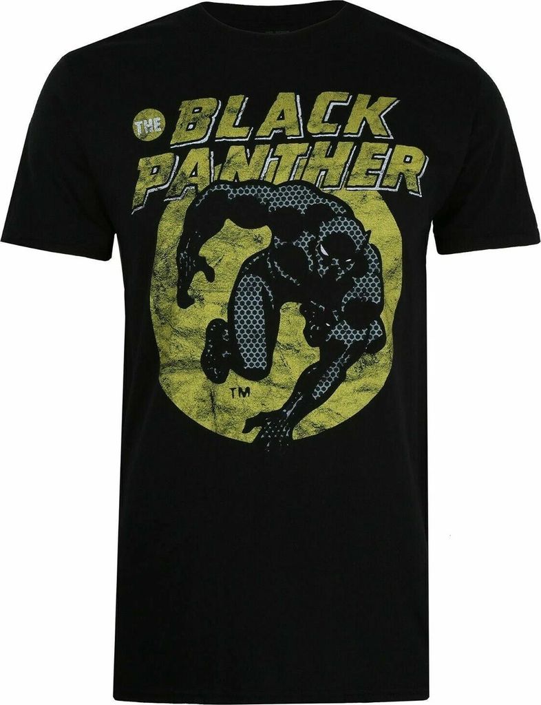 Black Panther - T-Shirt für Herren TV19885 (L) (Schwarz)
