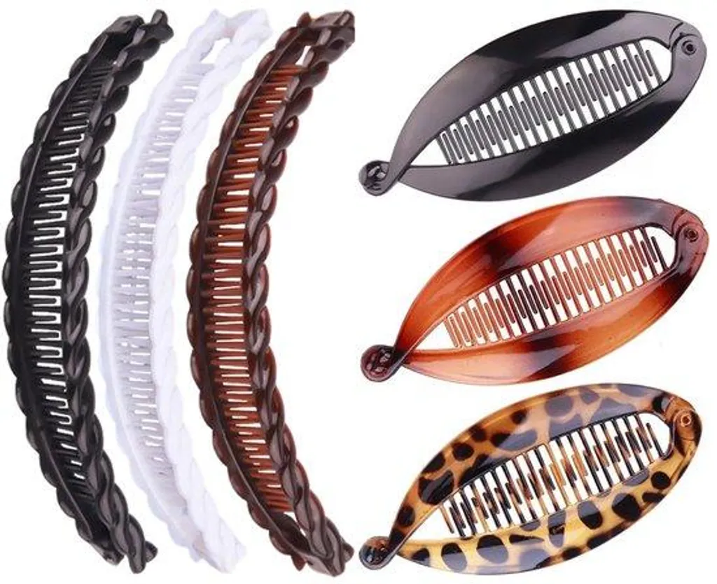 Barrette Longue Femme Anti-Glisse - Solution Élégante pour Cheveux Épais