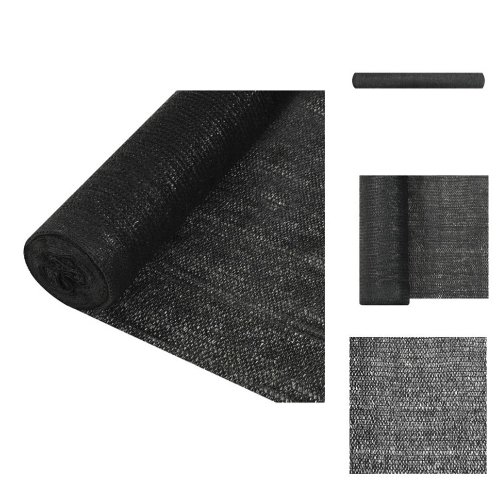 vidaXL Zaunblende Schwarz 1,2x25 m HDPE 150 g/m² - Sonnenschirme & Sonnenschutze