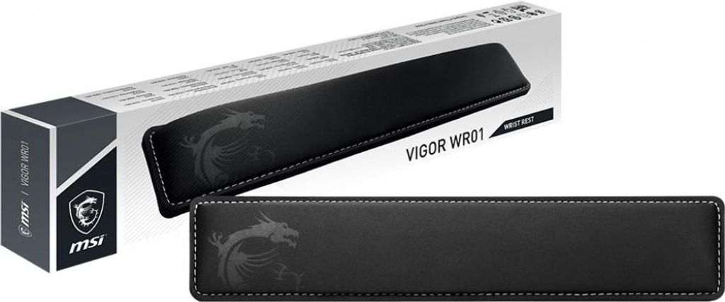 MSI VIGOR WR01 Keyboard Wrist Rest 'Schwarz mit ikonischem Produktbild 