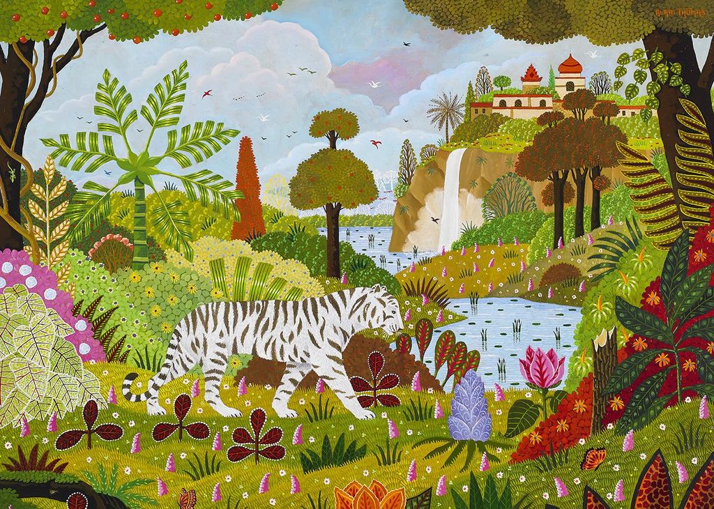 Pieces & Peace Puzzle White Tiger - 1500 Teile Legespiel Multicolor