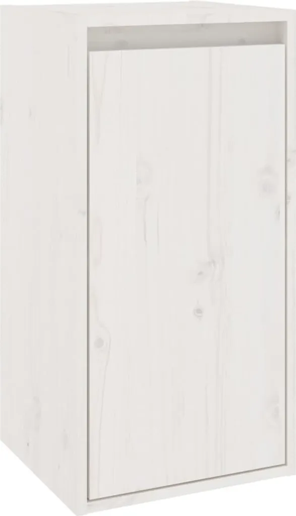 Armadietto Bianco Sospeso 30x30x60 Pino Massiccio | Stile Nordico