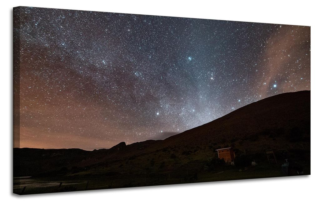 Leinwanddruck Weltraum Sternenhimmel 120x60