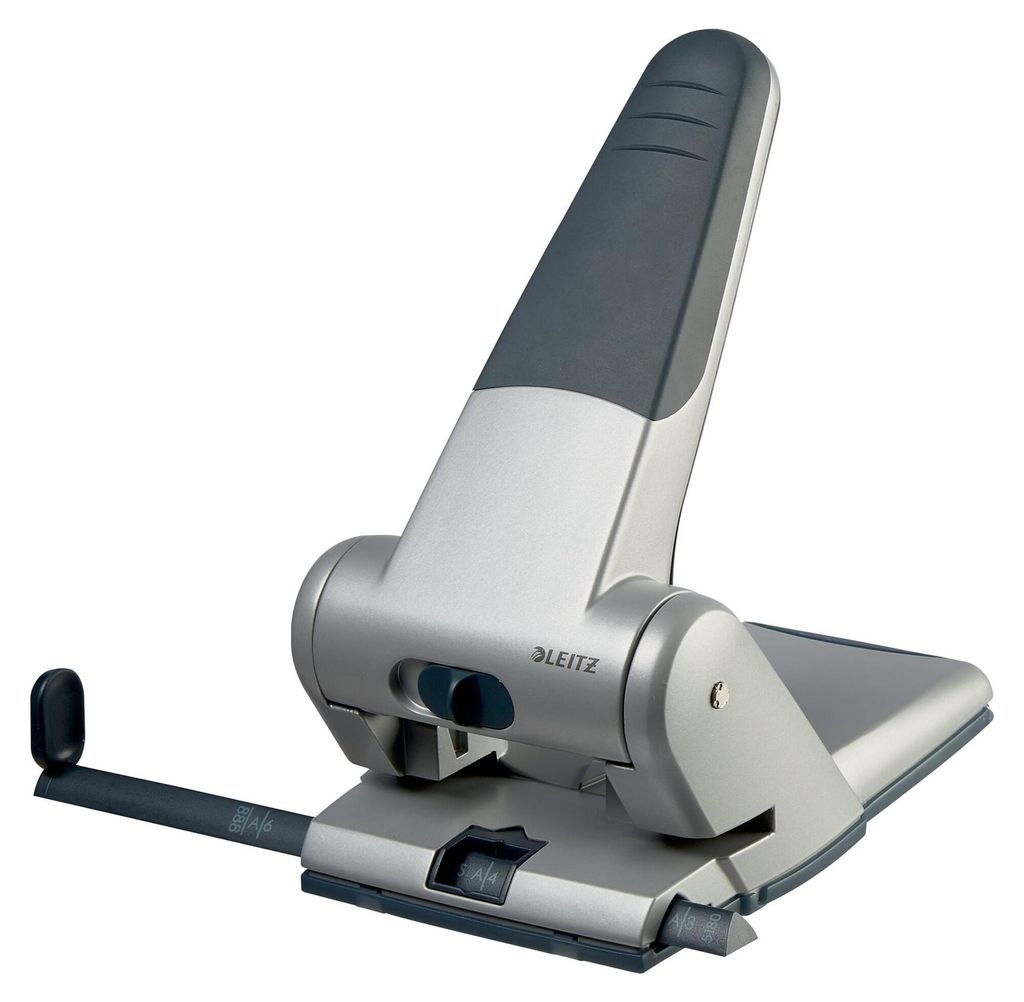 Leitz Heavy Duty Hole Punch 5180, 65 listy, Stříbrná, 8 cm, Obrázek produktu 