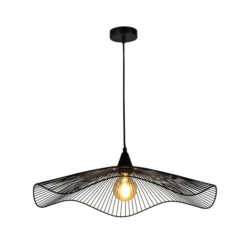 LQWELL Pendellampe, Retro Hängelampe Modern Hängeleuchte Kronleuchter für Wohnzimmer Schlafzimmer Esszimmer Gang Cafés Studio Bartheke Wohnzi...