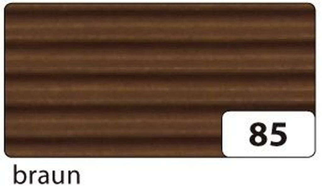 Folia 741085 Carton ondulé - 50 x 70 cm, brun Image du produit 
