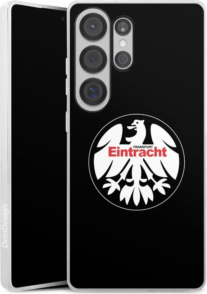 DeinDesign Slim Hülle für Samsung Galaxy S25 Ultra Silikon Case Ultra Dünn Handyhülle Eintracht Frankfurt Offizielles Lizenzprodukt SGE
