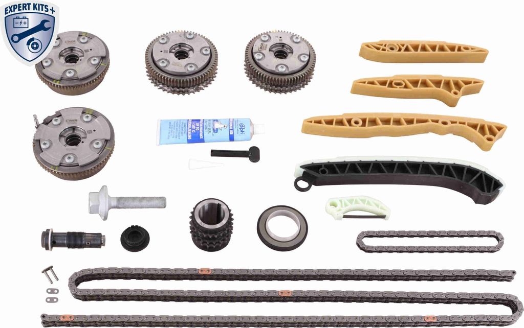 VAICO V30-10007 Steuerkettensatz Steuerkette passend für MERCEDES-BENZ C-Klasse Limousine (W204) E-Klasse Limousine (W211) C-Klasse T-modell (S204)