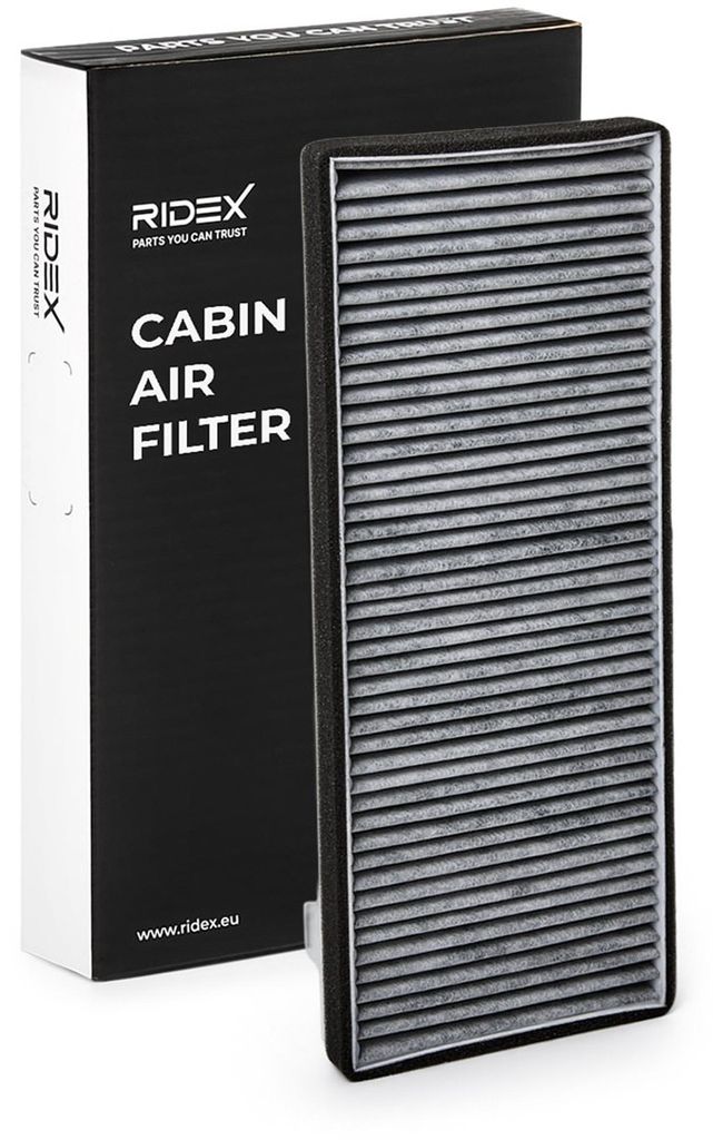 RIDEX 424I0209 Aktivkohle Innenraumfilter Pollenfilter Produktbild 