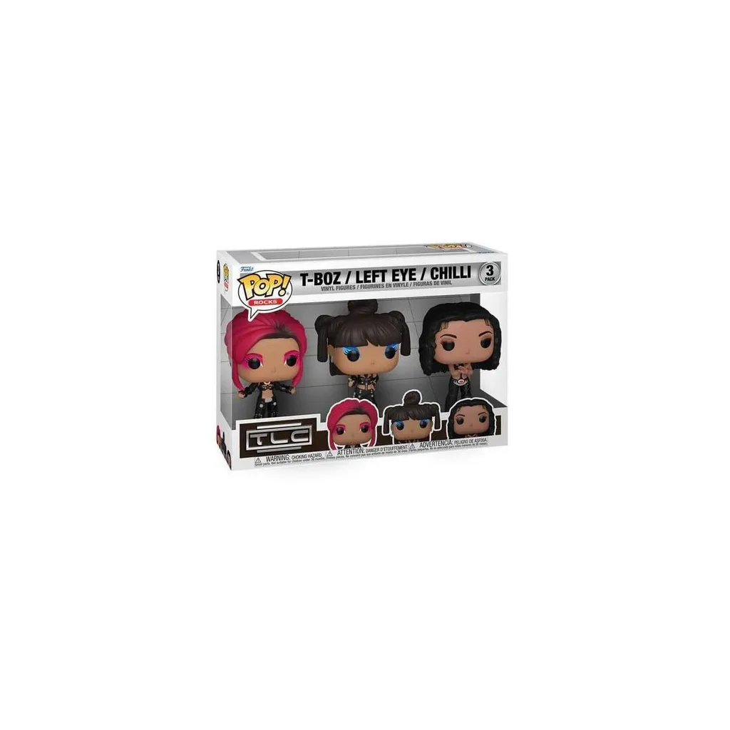 Set Cadeau Funko POP! TLC - 3 Figurines Idéales pour Fan de Musique