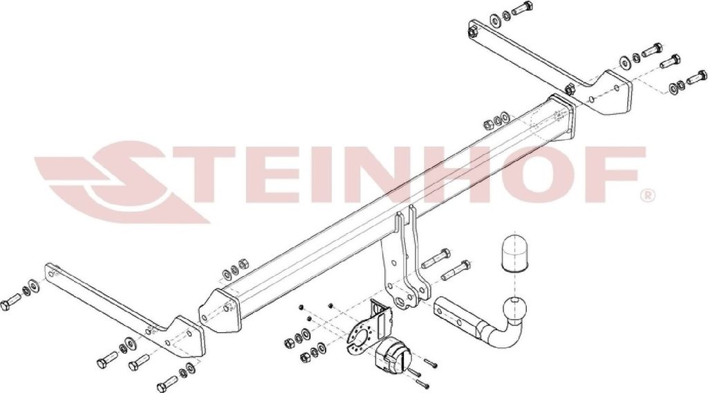 Z547908 Anhängerkupplung passend für SKODA Scala 2018- starr