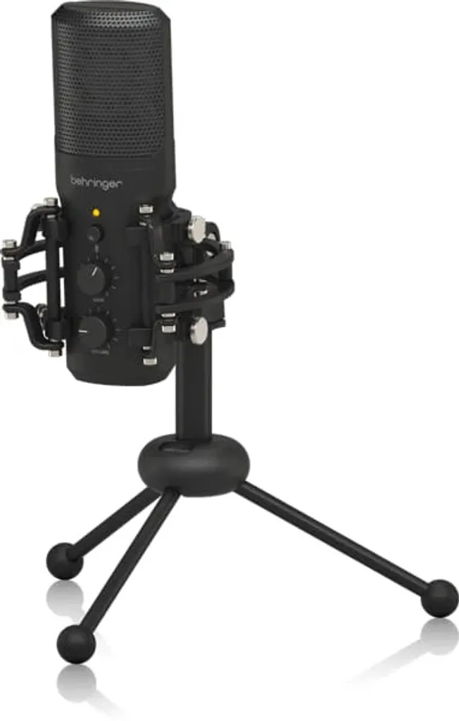 Microphone USB à condensateur Behringer BU200 studio pour PC et Gaming