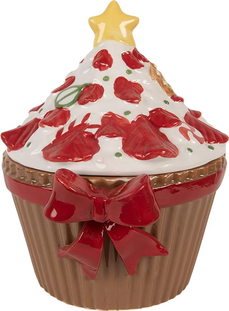 Offerta Barattolo Clayre & Eef Ceramica Marrone 18x16x20 cm