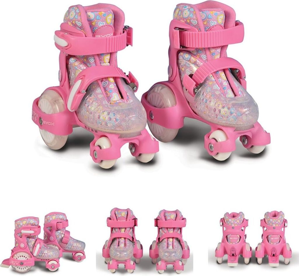Byox Rollschuhe Beetle Größe XS 26-29, PolyurethanRollen, Produktbild 