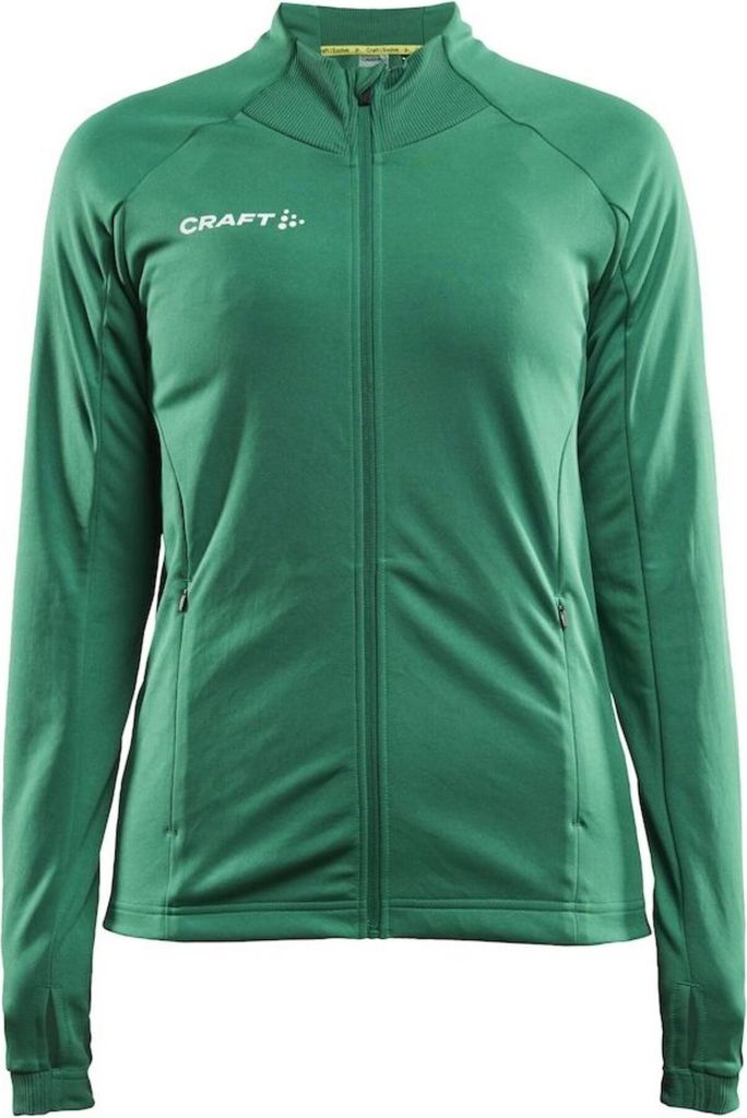 Craft Evolve Top Full Zip Damen - Grün
