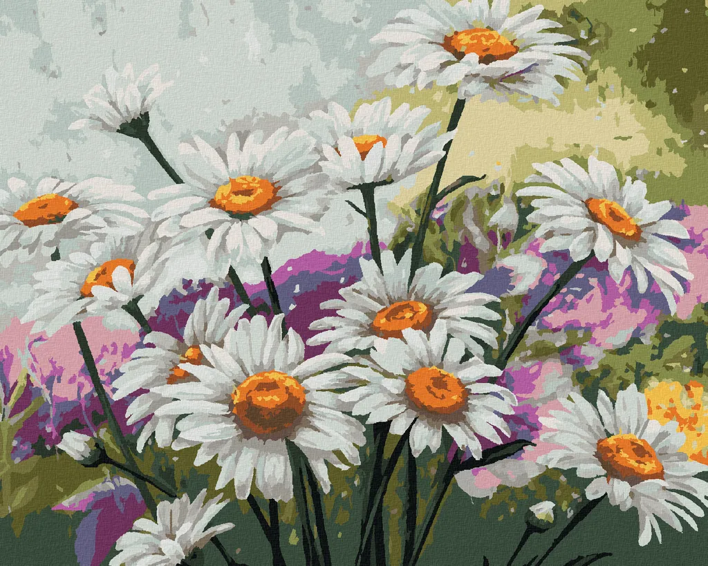 Zuty Pittura con Diamanti Camomilla 40x50 Telaio - Hobby Creativo