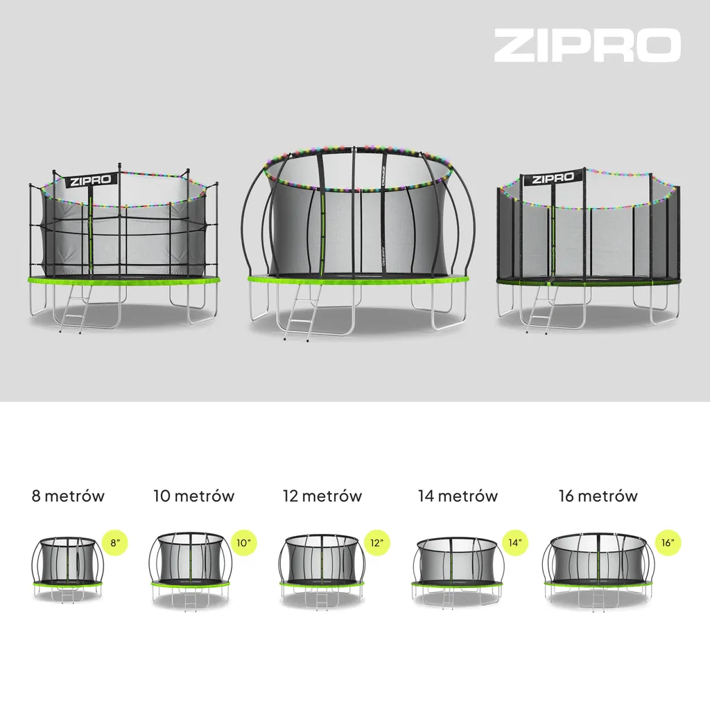 Éclairage trampoline 10m étanche ZIPRO avec télécommande et modes couleurs - 9