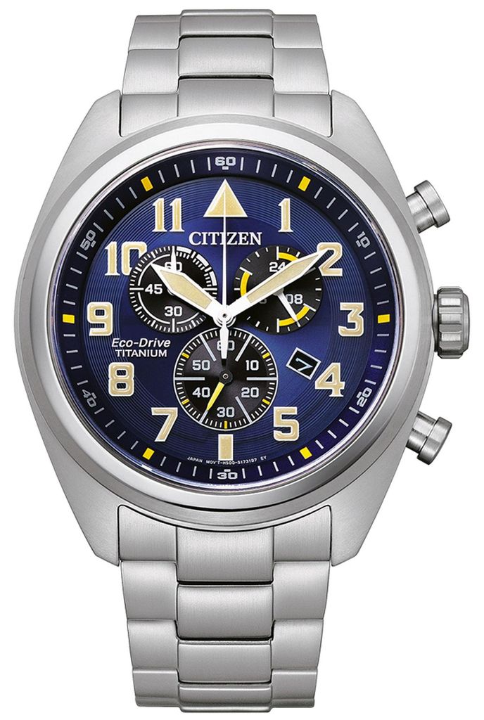 Citizen AT2480-81L Eco Drive montre homme titane chrono Image du produit 
