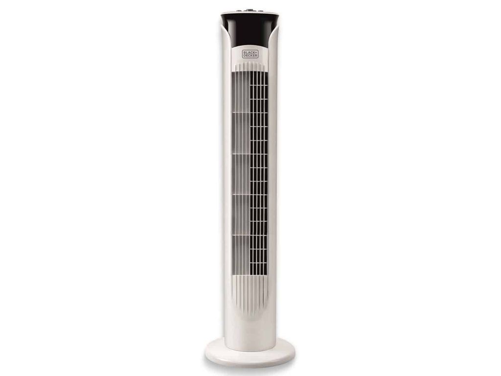BLACK+DECKER Turmventilator Weiß 81cm