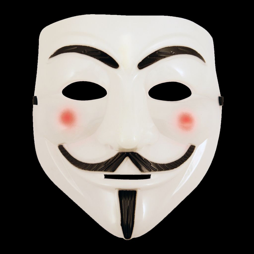 LED Grusel Maske Vendetta Guy Fawkes Anonymous Mask Halloween Verkleidung 