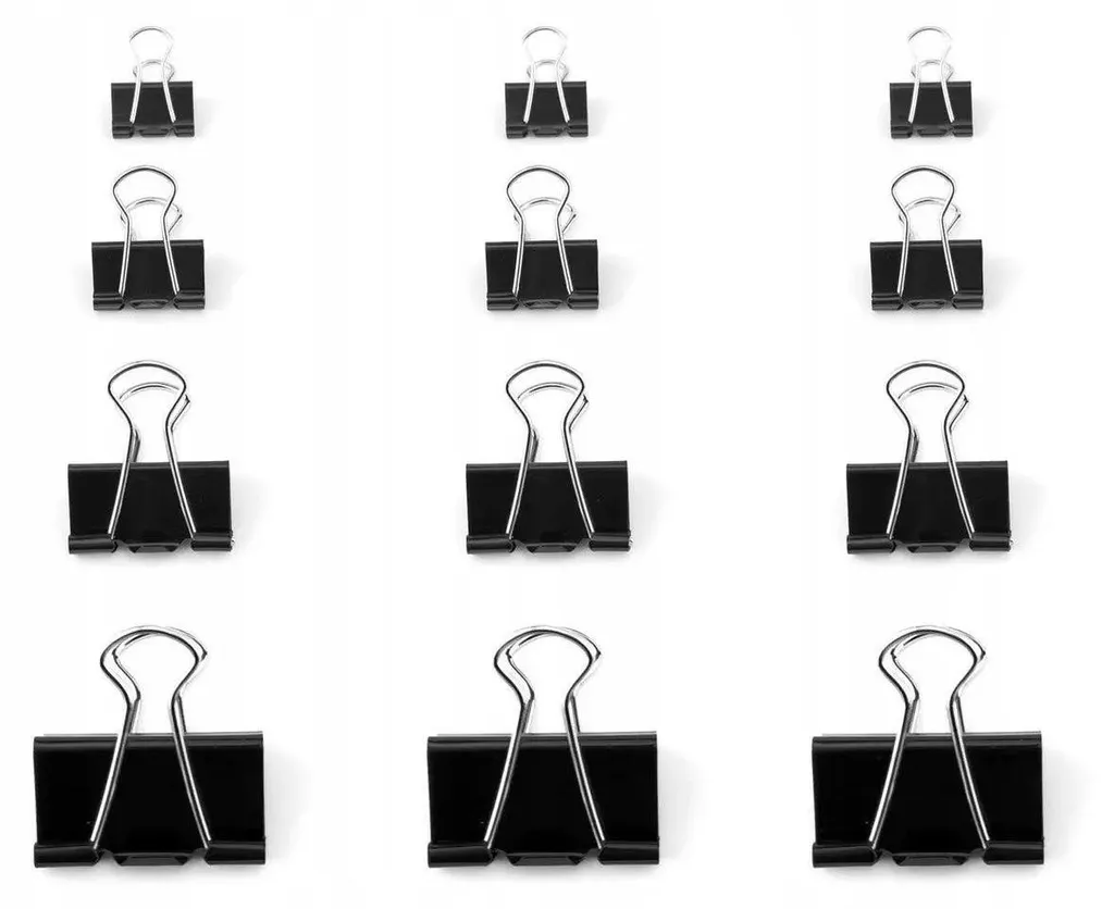 Set Clip Raccoglitore Assortite 15/19/25/32 mm - Cancelleria Professionale