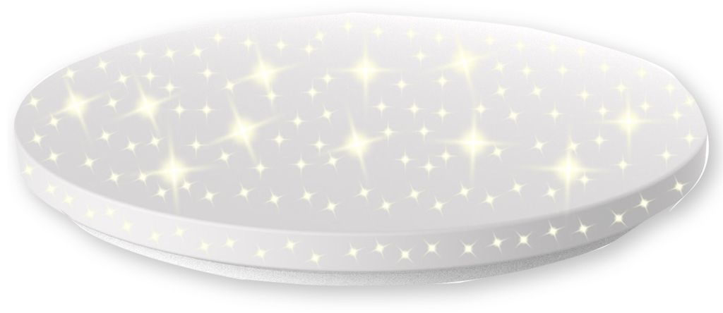 BLULAXA LED-Deckenleuchte, Aina-XL Sternenhimmel, rund, 36W