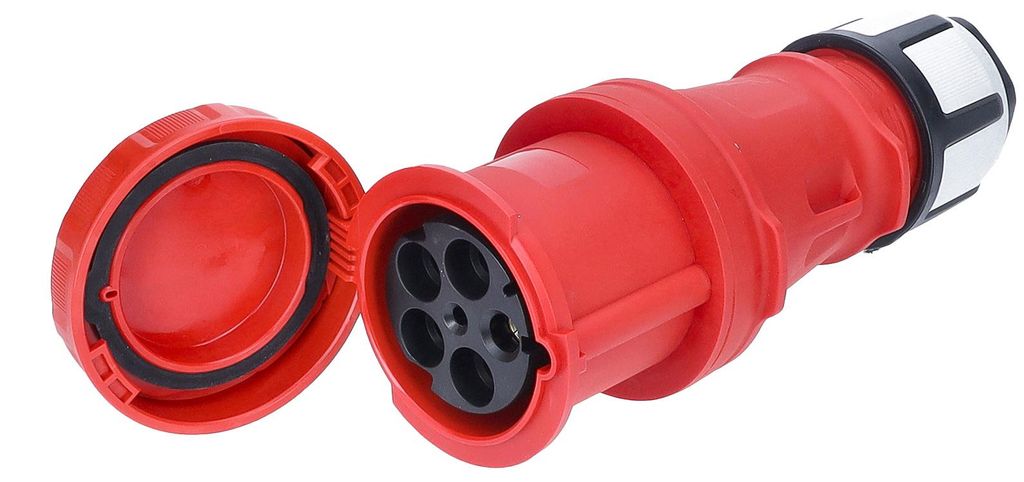 as-Schwabe MENNEKES CEE-Kupplung 400V 125A Rot Schraubanschluss max. 35mm² IP67