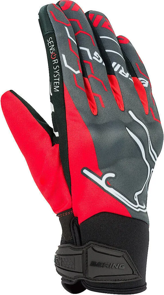 Gants Moto Bering Walshe Noir Gris 11 : Fini les mains mal protégées