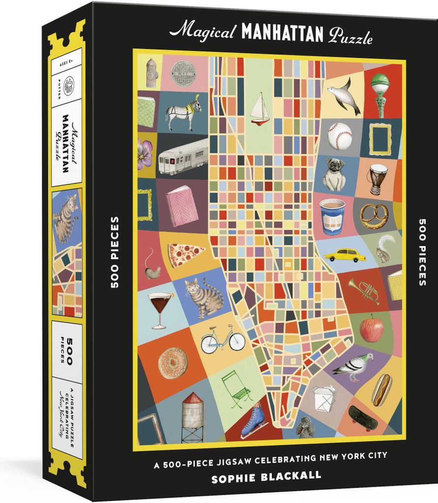Magical Manhattan Puzzle: A 500-Piece Jigsaw Celebrating New York City: Jigsaw Puzzles for Adults and Kids