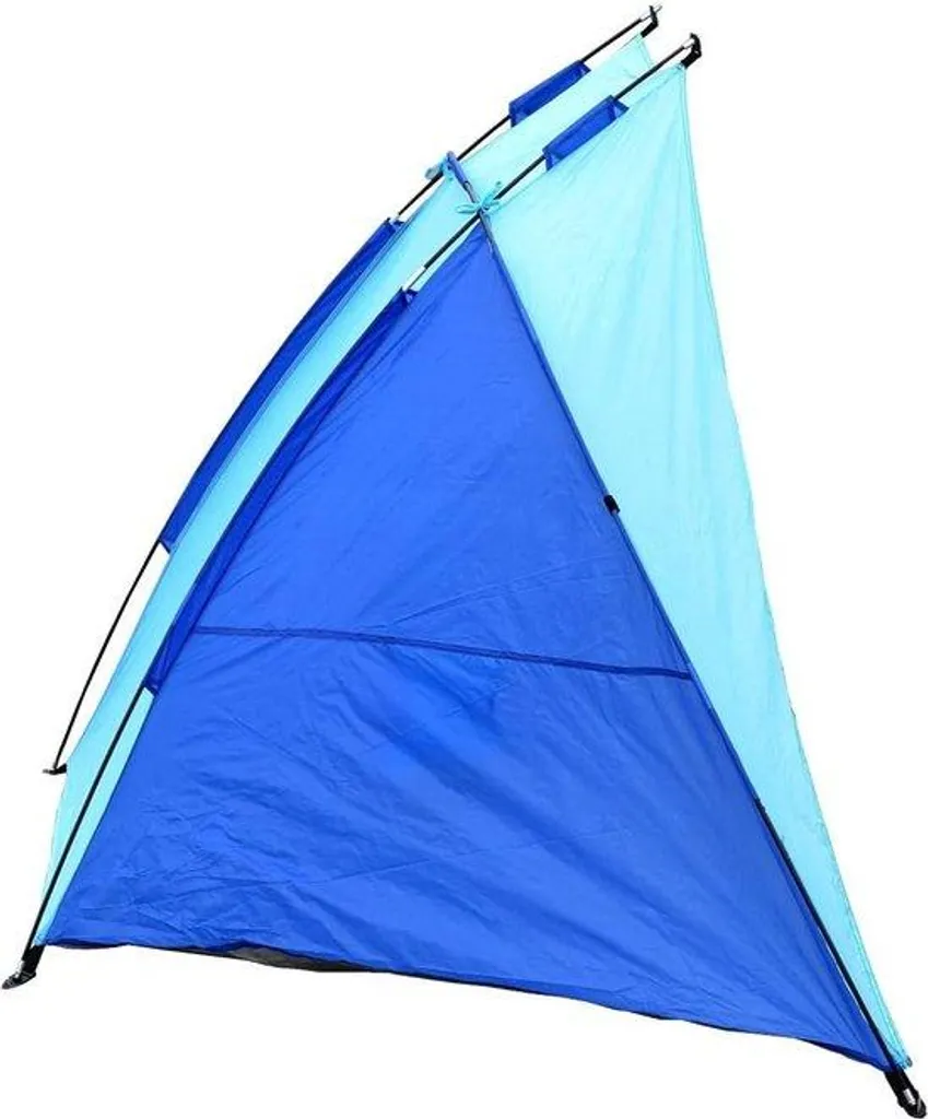 Table haute de camping et plage pour 2 - Modèle étanche bleu azur