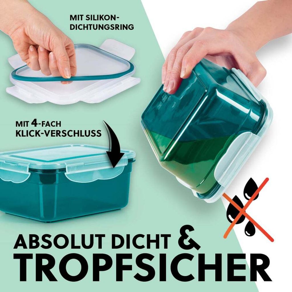 GOURMETmaxx Frischhaltedosen klick-it 7er Set BPA-freie Produktbild 4