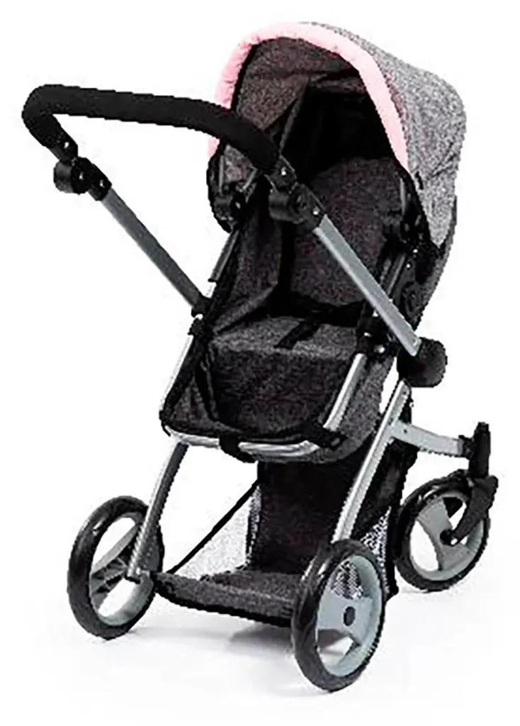Poussette poupée Mega Set Licorne Bayer Design avec guidon réglable