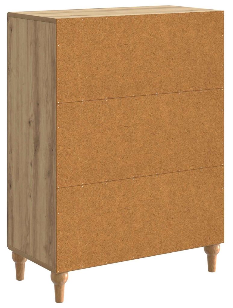 Sideboard Artisan-Eiche 66 x 34,5 x 90 cm Holzwerkstoff