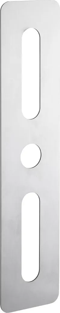 Plaque de propreté inox 70x312mm pour masquer les marques de porte