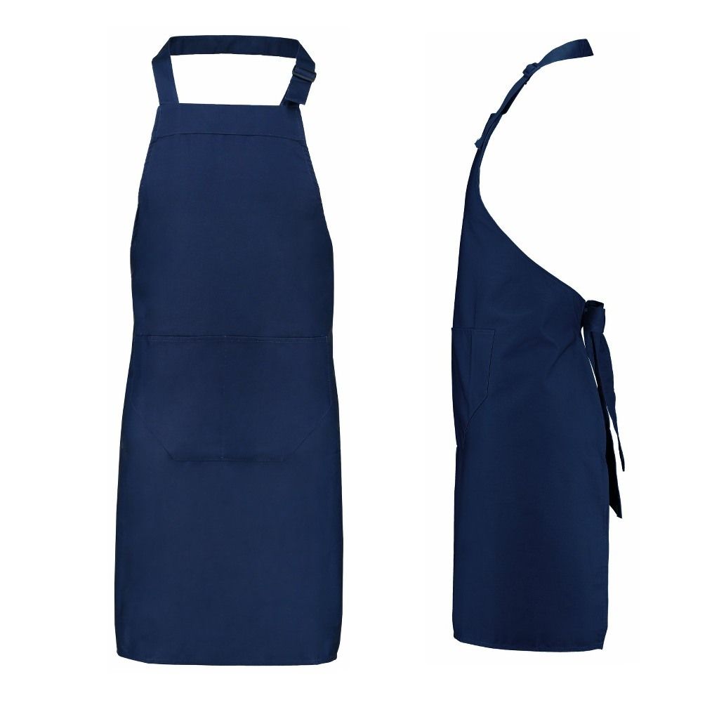 Grembiule da cucina Benza - Blu scuro - 75 x 85 cm Immagine del prodotto 