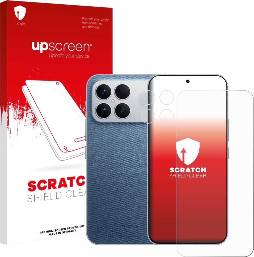 upscreen Schutzfolie für Xiaomi Poco F8 Ultra (Display+Kamera) Displayschutz Displayschutzfolie Folie Klar Transparent