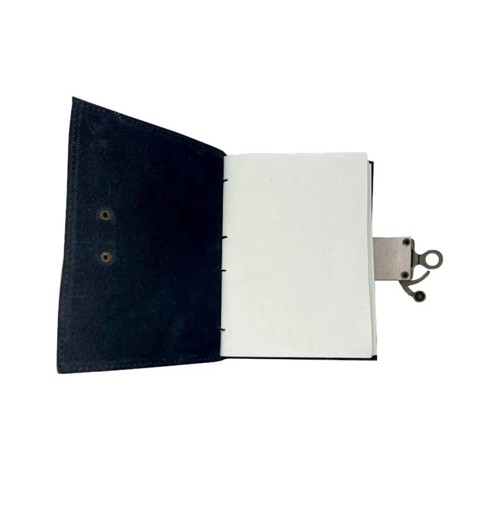 Diario Tarocchi Gatto in Pelle Vintage - Grimoire Magico Stampa UV - 5