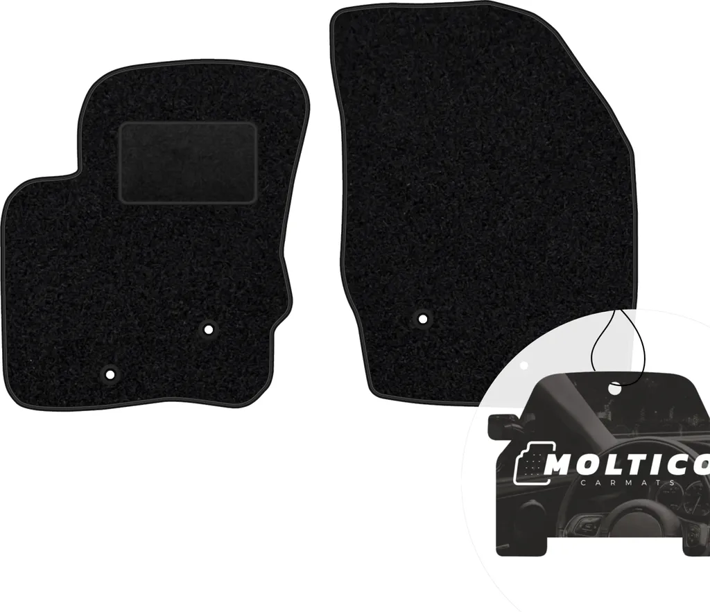 Tappetini Velours Volvo XC90 I 2002-2014 | Moto-MOLTICO Nero 2 Pezzi