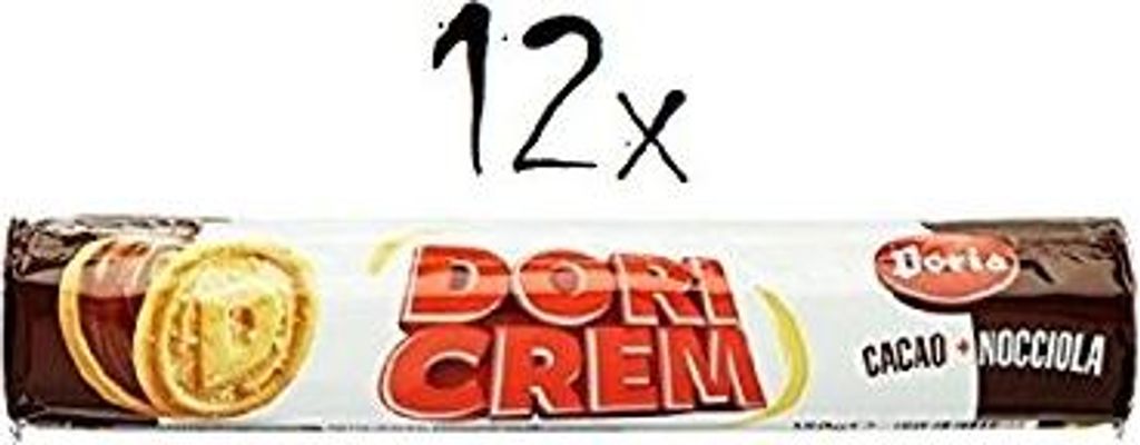 12x Doria Kekse Doricream schoko kekse kakao + Haselnüss cookies biscuits snack