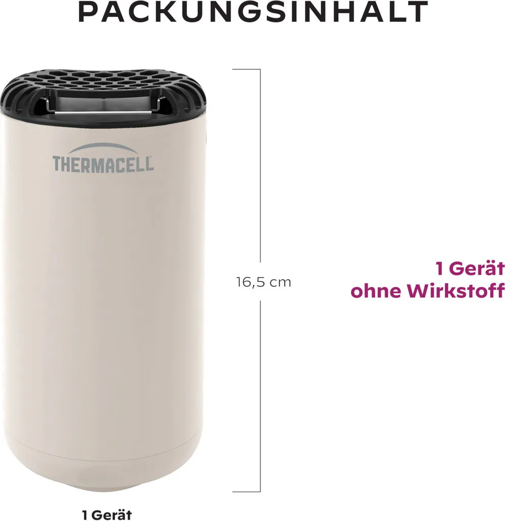 Stop aux moustiques : Thermacell Protect diffuseur sur pied crème 20m² - 2